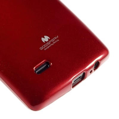 LG G Flex 2 (H955) Mercury sarkans cieta silikona (TPU) apvalks / vacins.lv