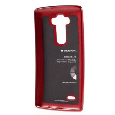 LG G Flex 2 (H955) Mercury sarkans cieta silikona (TPU) apvalks / vacins.lv