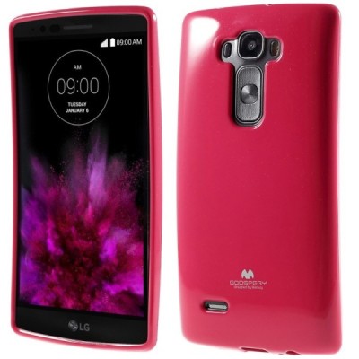 LG G Flex 2 (H955) tamsiai rožinis (koralinis) Mercury kieto silikono (TPU) dėklas / Priedai.lt
