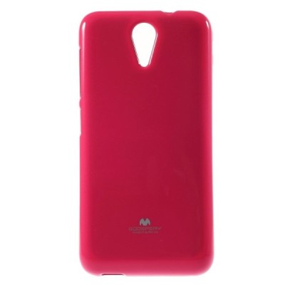 HTC Desire 620 Mercury tumši rozs cieta silikona (TPU) apvalks / vacins.lv