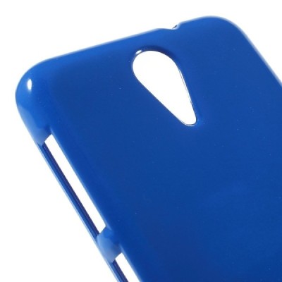 HTC Desire 620 mėlynas Mercury kieto silikono (TPU) dėklas / Priedai.lt