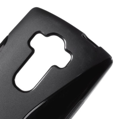 LG G4s cieta silikona (TPU) melns apvalks / vacins.lv