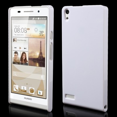 „Plasto Case“ balts Huawei Ascend P6 apvalks / vacins.lv