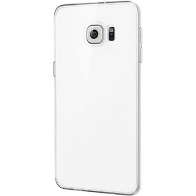 Samsung Galaxy S6 Edge+ Pluss (G928) dzidrs (caurspīdīgs) cieta silikona TPU pasaulē planākais apvalks / Vacins.lv