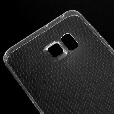 Samsung Galaxy S6 Edge+ Pluss (G928) dzidrs (caurspīdīgs) cieta silikona TPU pasaulē planākais apvalks / Vacins.lv