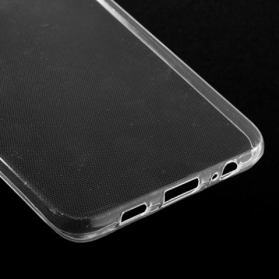 Samsung Galaxy S6 Edge+ Pluss (G928) dzidrs (caurspīdīgs) cieta silikona TPU pasaulē planākais apvalks / Vacins.lv