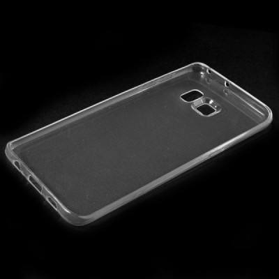 Samsung Galaxy S6 Edge+ Pluss (G928) dzidrs (caurspīdīgs) cieta silikona TPU pasaulē planākais apvalks / Vacins.lv