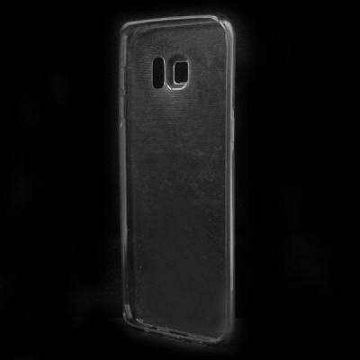 Samsung Galaxy S6 Edge+ Plus (G928) dzidrs (caurspīdīgs) cieta silikona TPU pasaulē planākais pelēks apvalks / Vacins.lv