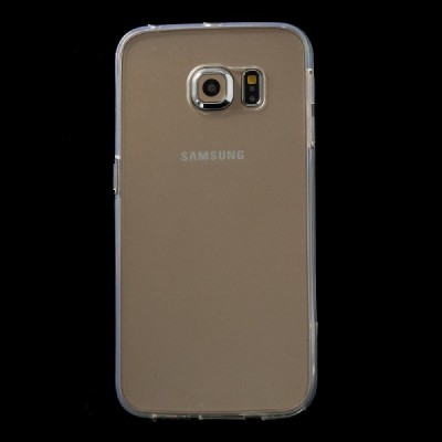 Samsung Galaxy S6 Edge (G925) cieta silikona (TPU) dzidrs (caurspīdīgs) apvalks / Vacins.lv