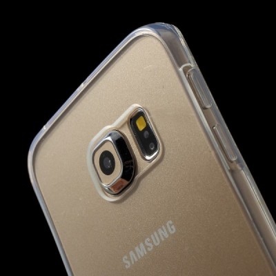 Samsung Galaxy S6 Edge (G925) cieta silikona (TPU) dzidrs (caurspīdīgs) apvalks / Vacins.lv