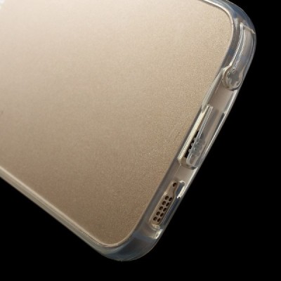Samsung Galaxy S6 Edge (G925) cieta silikona (TPU) dzidrs (caurspīdīgs) apvalks / Vacins.lv