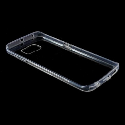Samsung Galaxy S6 Edge (G925) cieta silikona (TPU) dzidrs (caurspīdīgs) apvalks / Vacins.lv