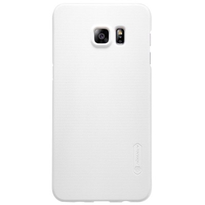 Samsung Galaxy S6 Edge+ Pluss (G928) Nillkin Frosted Shield balts plastmasas apvalks + ekrāna aizsargplēve / Vacins.lv