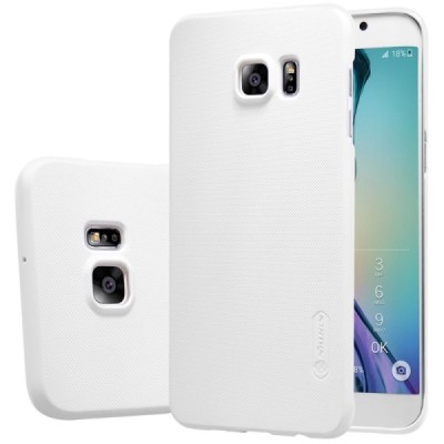 Samsung Galaxy S6 Edge+ Pluss (G928) Nillkin Frosted Shield balts plastmasas apvalks + ekrāna aizsargplēve / Vacins.lv