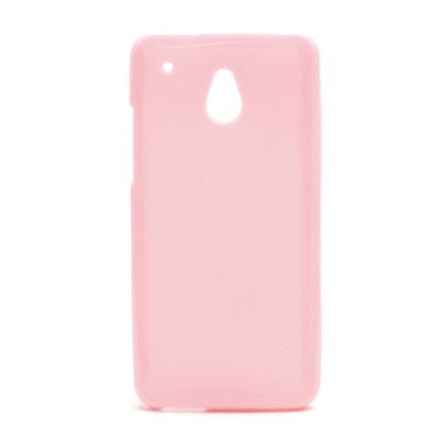 HTC One mini rožinis silikoninis dėklas / Priedai.lt