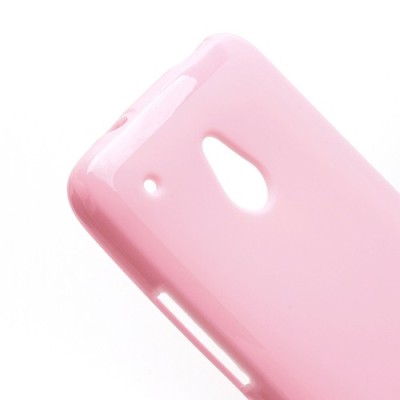 HTC One mini rožinis silikoninis dėklas / Priedai.lt