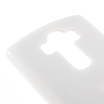 LG G4 (H815) Mercury balts cieta silikona (TPU) apvalks / vacins.lv
