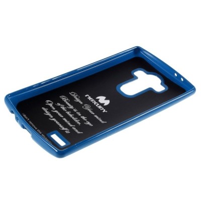 LG G4 (H815) Mercury tumši zils cieta silikona (TPU) apvalks / vacins.lv