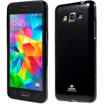 Samsung Galaxy Grand Prime (G530) juodas Mercury kieto silikono (TPU) dėklas / Priedai.lt