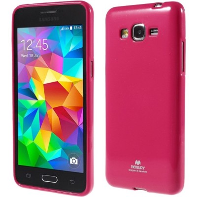 Samsung Galaxy Grand Prime (G530) rožinis Mercury kieto silikono (TPU) dėklas / Priedai.lt