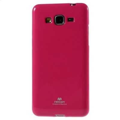 Samsung Galaxy Grand Prime (G530) rožinis Mercury kieto silikono (TPU) dėklas / Priedai.lt