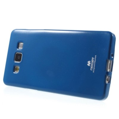 Samsung Galaxy A5 Mercury tumši zils cieta silikona (TPU) apvalks / vacins.lv