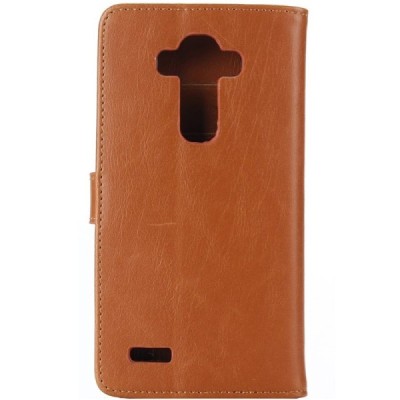 LG G4 H815 atvēramais ādas gaiši brūns retro maciņš (maks) / Vacins.lv