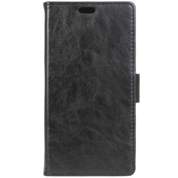 Atverčiamas odinis dėklas - juodas (Galaxy Xcover 3)