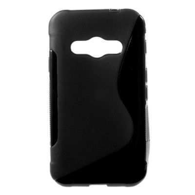 Samsung Galaxy Xcover 3 (G388) kieto silikono TPU juodas dėklas - nugarėlė / Priedai.lt