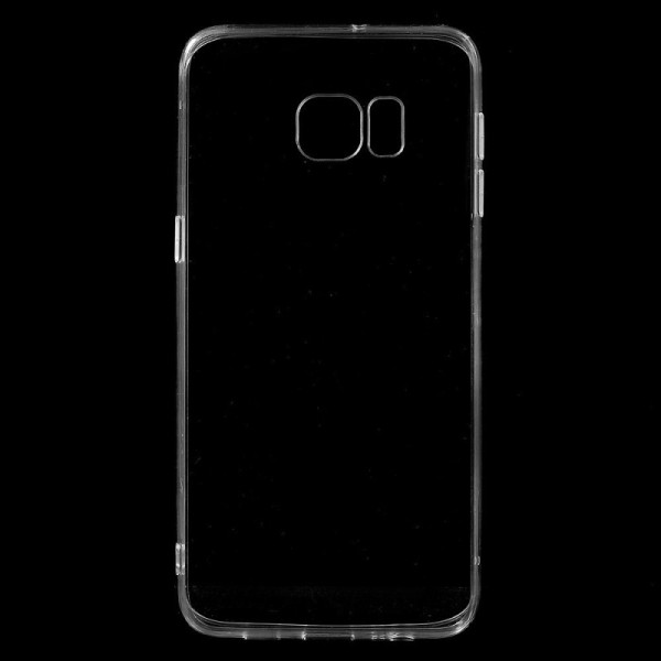 Kieto silikono (TPU) dėklas - skaidrus (Galaxy S6 Edge+)