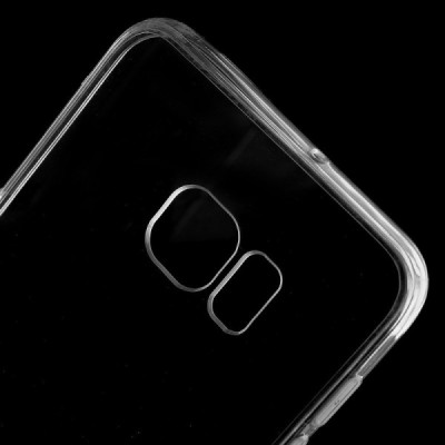 Samsung Galaxy S6 Edge+ Plius (G928) kieto silikono TPU (akrilinis) skaidrus dėklas - nugarėlė / Priedai.lt