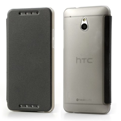 Atvēramais HTC One mini melns maciņš / Vacins.lv