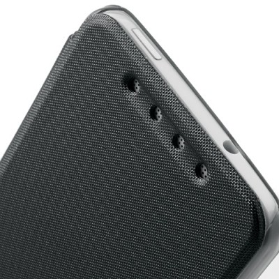 Atverčiamas HTC One mini juodas dėklas / Priedai.lt