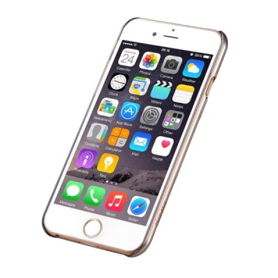 Apple iPhone 6S Plus elegants Devia Crystal Rococo Swarovski dzidrs (caurspīdīgs) zelta plastmasas apvalks ar kristāliem / Vacin