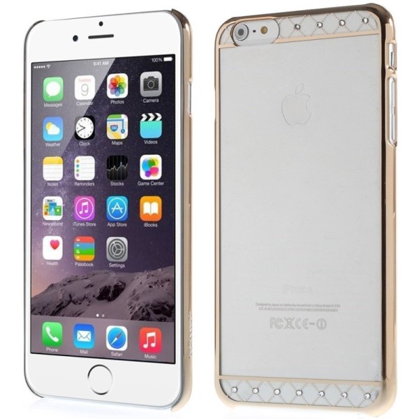 „X-Fitted“ Lace Swarovski apvalks - zelta (iPhone 6 Plus / 6S Plus)