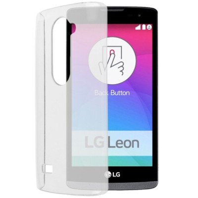 LG Leon 4G LTE plastmasas dzidrs (caurspīdīgs) apvalks / Vacins.lv