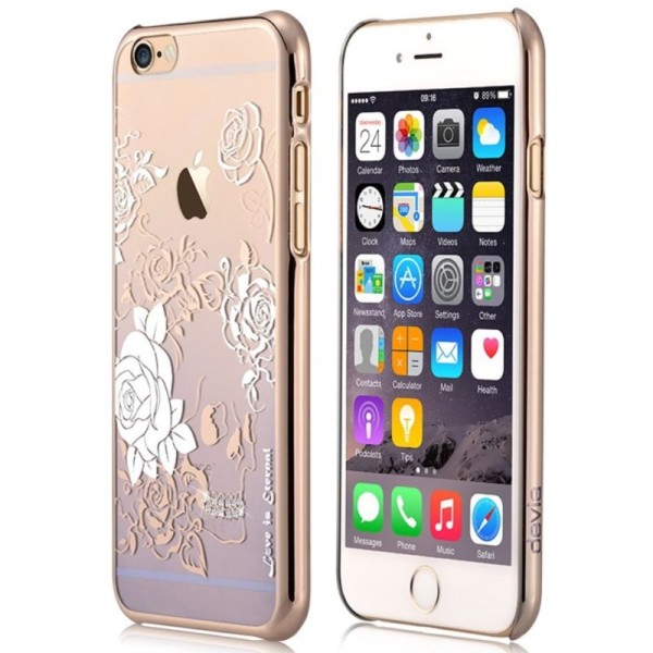„Devia“ Charm Swarovski apvalks - violeta (iPhone 6 / 6S)