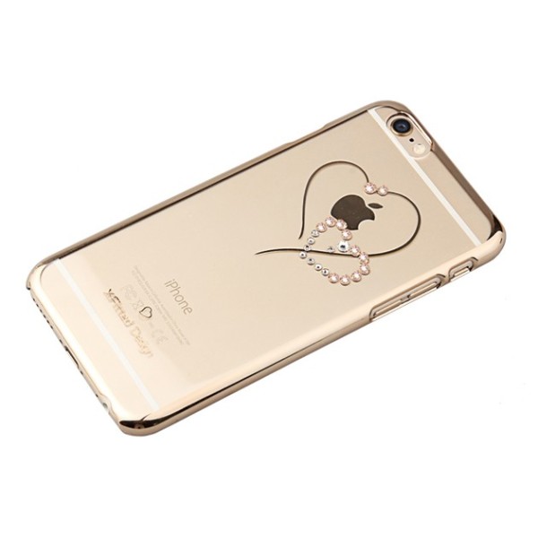„X-Fitted“ Telesthesia Swarovski apvalks - zelta (iPhone 6 / 6S)