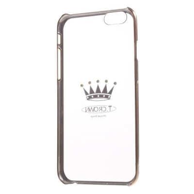 Apple iPhone 6S elegants X-Fitted Crystal Crown Swarovski dzidrs (caurspīdīgs) zelta plastmasas apvalks ar kristāliem / Vacins.l