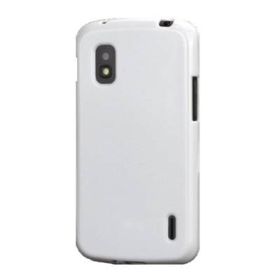 „Jelly Case“ baltas Nexus 4 E960 dėklas (dėkliukas) / Priedai.lt