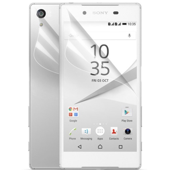 „Calans“ aizsargplēves ekrānam un aizmugurējai daļai - dzidras (Xperia Z5)