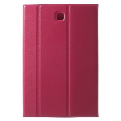 Samsung Galaxy Tab S2 8.0 (T715, T710) Smart Case ādas atvēramais tumši rozs maciņš / Vacins.lv