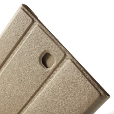 Samsung Galaxy Tab S2 8.0 (T715, T710) Smart Case ādas atvēramais zelta maciņš / Vacins.lv