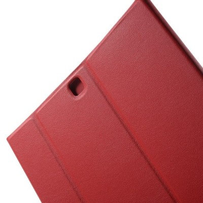 Samsung Galaxy Tab S2 9.7 (T815, T810) Smart Case ādas atvēramais sarkans maciņš / Vacins.lv