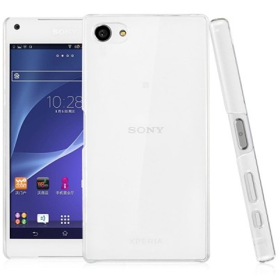 Sony Xperia Z5 Compact (mini) plastmasas dzidrs (caurspīdīgs) apvalks / Vacins.lv