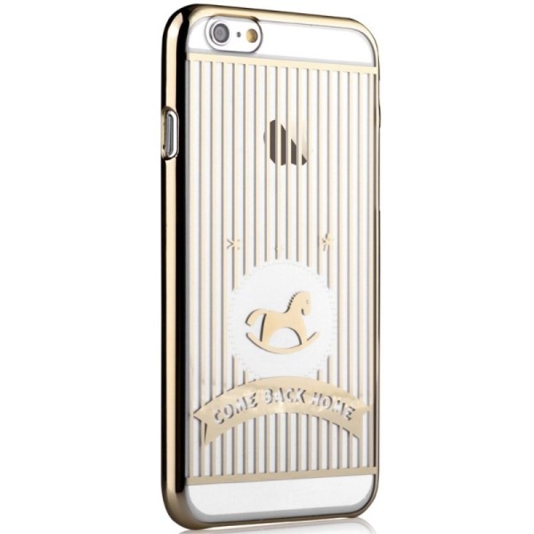 „Devia“ Love&Fun apvalks - zelta (iPhone 6 / 6S)