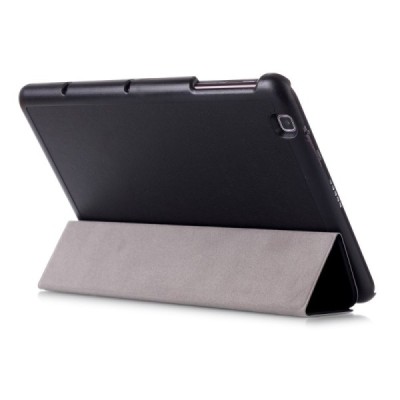 LG G Pad II 10.1" (LG G Pad 2 10.1" LTE V940) atverčiamas juodas odinis dėklas - knygutė / Priedai.lt
