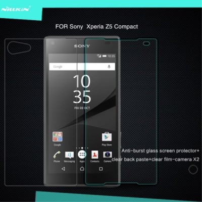 Sony Xperia Z5 Compact Nillkin 9H Tempered Glass ekrāna aizsargstikls / Vacins.lv