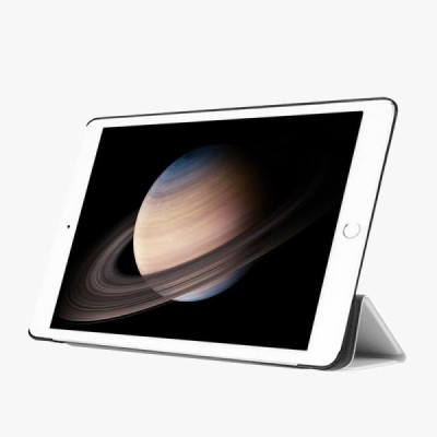 Apple iPad Pro 12,9" atvēramais balts maciņš / Vacins.lv