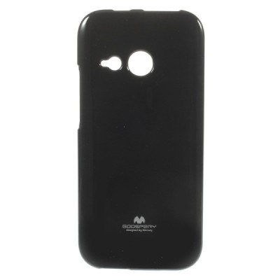 HTC One mini 2 (m8 mini) Mercury melns cieta silikona (TPU) apvalks / vacins.lv
